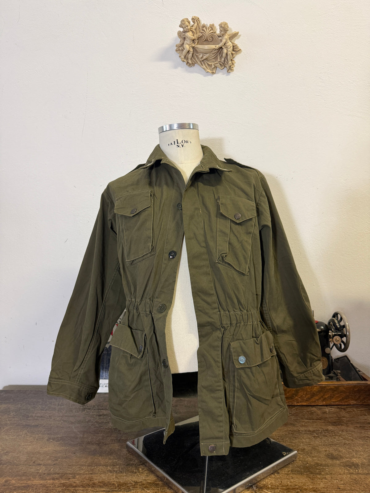 Vintage 80’s Italian Army Jacket “M”   04