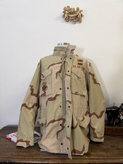 Vintage US Air Force M-65 Desert Field Jacket  “XL/XXL”
