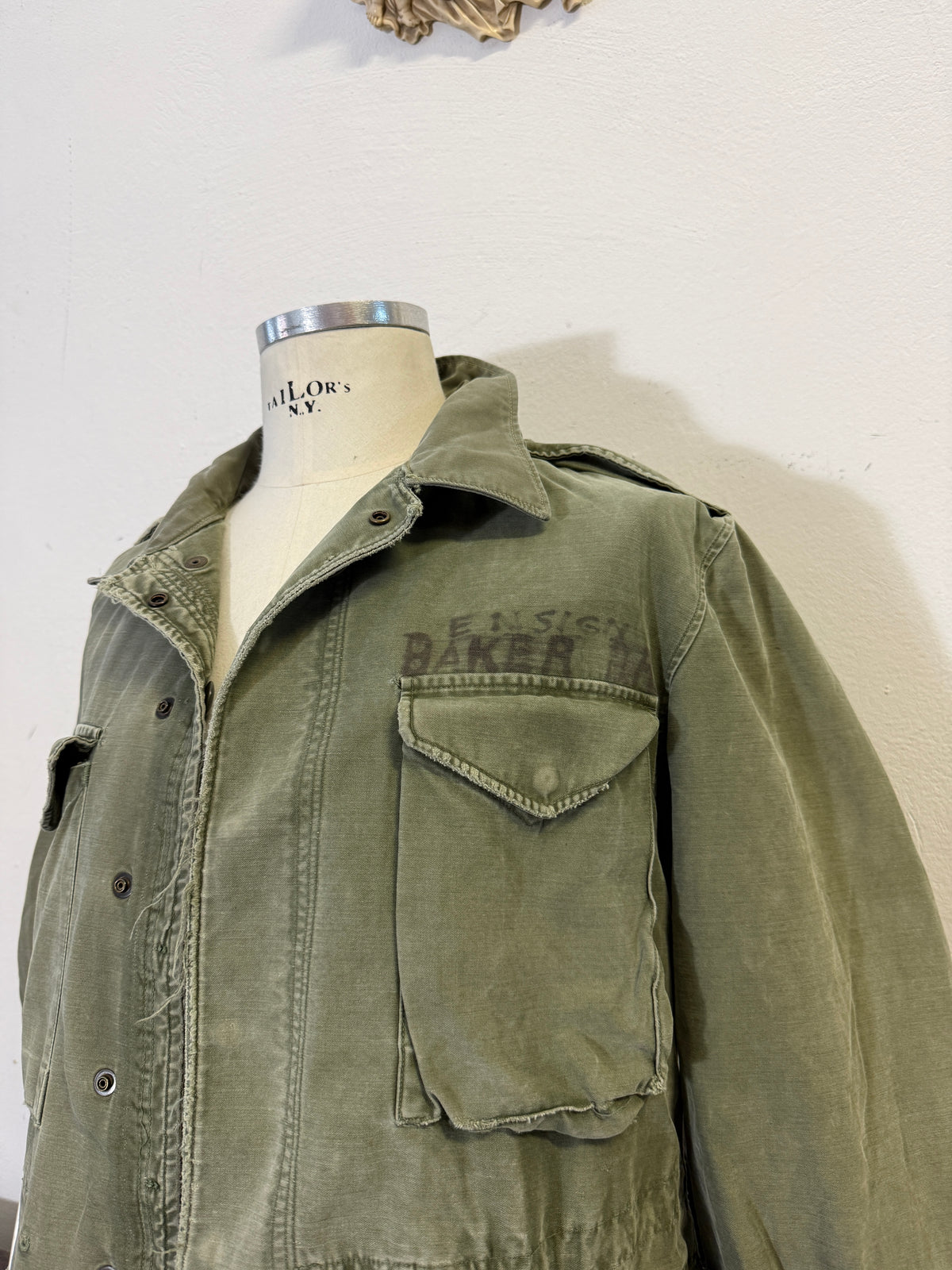 Vintage Distressed US Army M-51 Field Jacket “L”