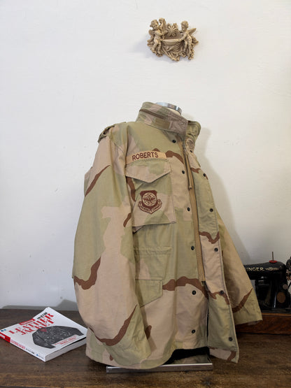 Vintage US Air Force M-65 Desert Field Jacket “XL”
