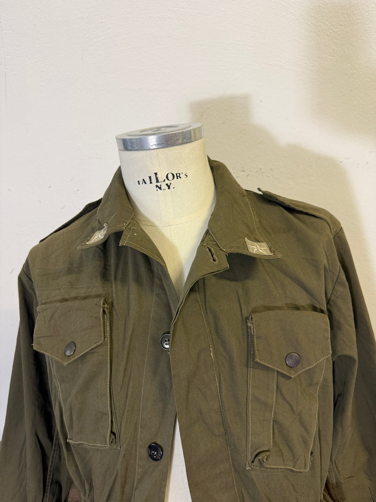 Vintage 80’s Italian Army Jacket “M”   04