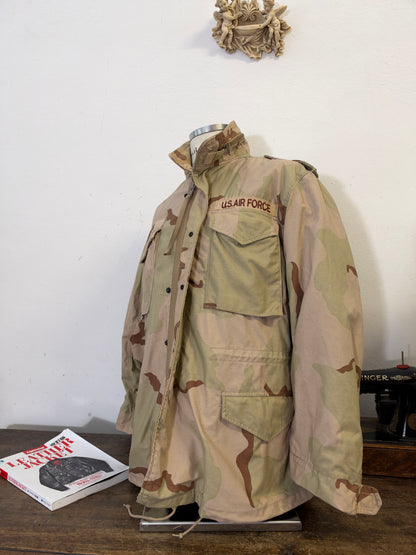 Vintage US Air Force M-65 Desert Field Jacket  “L”