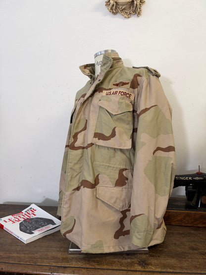 Vintage US Air Force M-65 Desert Field Jacket “XL”