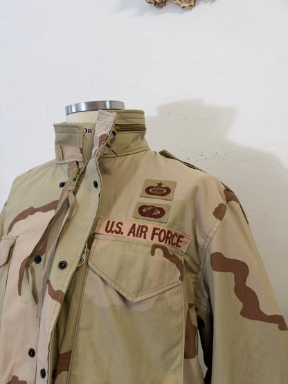 Vintage US Air Force M-65 Desert Field Jacket  “XL/XXL”