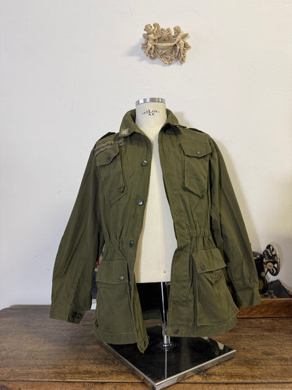 Vintage 80’s Italian Army Jacket “M”   05