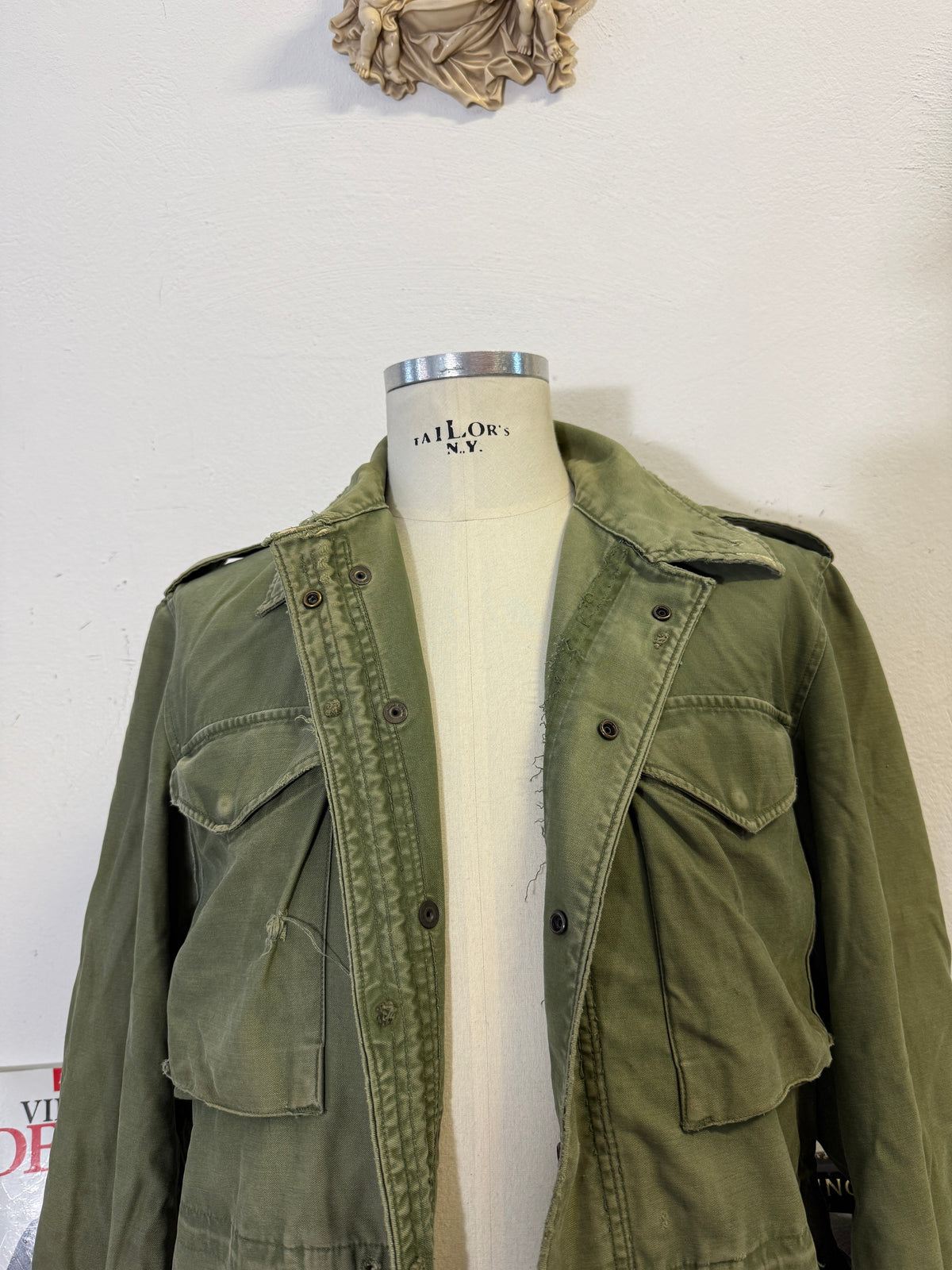Vintage Distressed US Army M-51 Field Jacket “L”