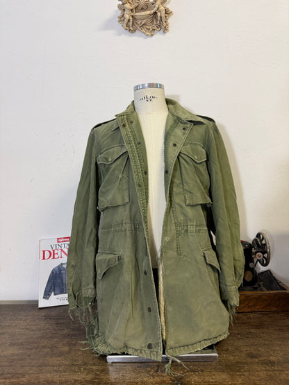 Vintage Distressed US Army M-51 Field Jacket “L”