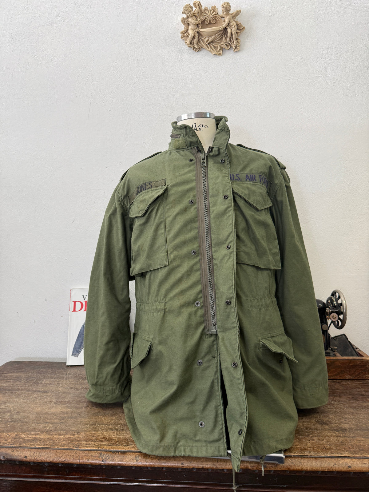 Vintage Field Jacket M65 Us Air Force “L/XL”