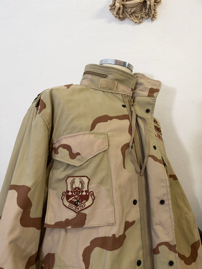 Vintage US Air Force M-65 Desert Field Jacket  “XL/XXL”