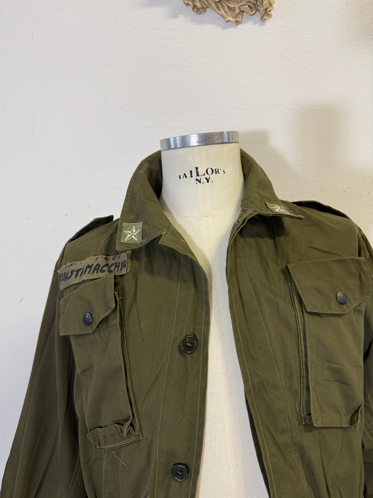 Vintage 80’s Italian Army Jacket “M”   05
