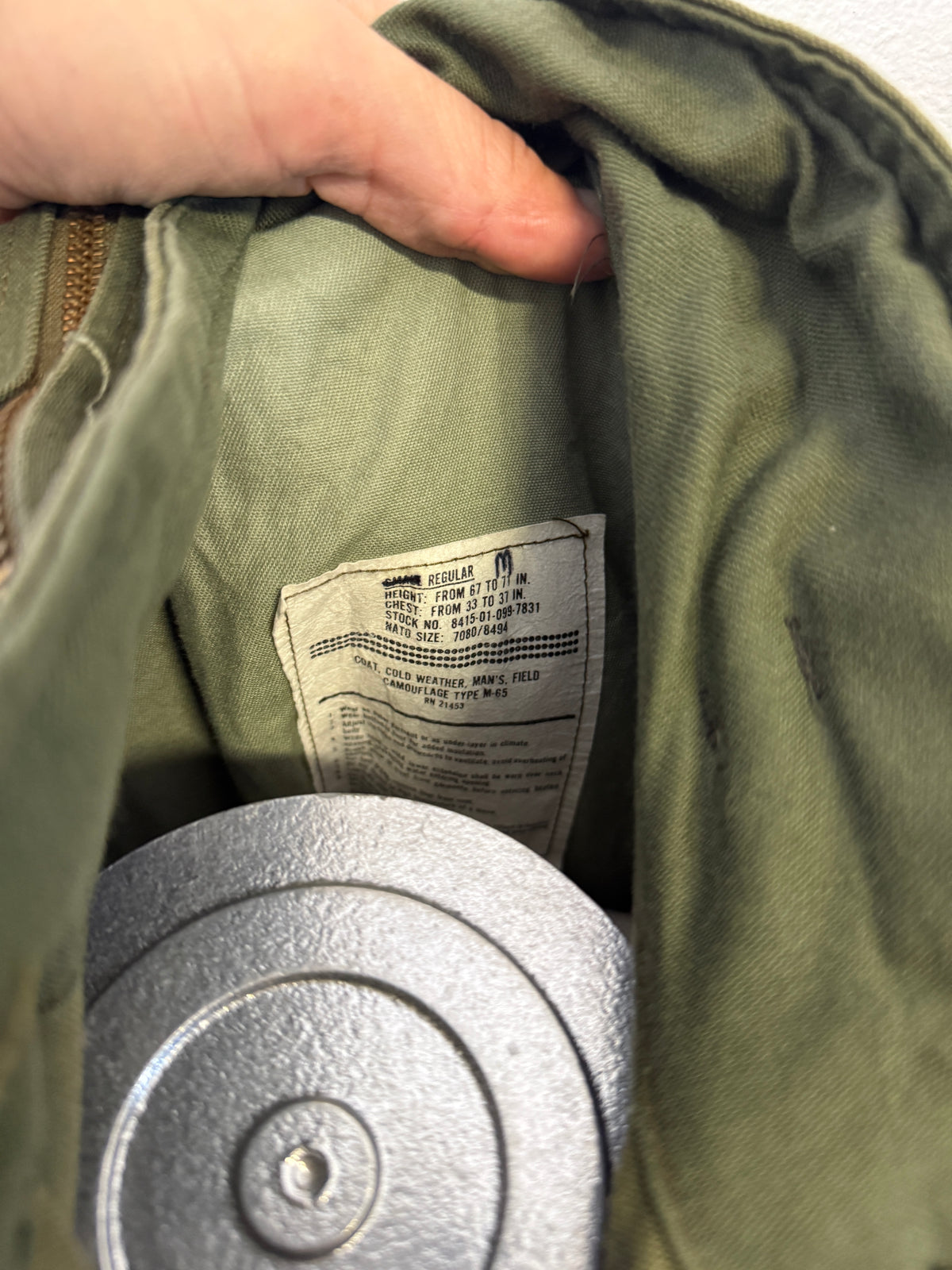 Vintage Field Jacket M65 Us Army “L”