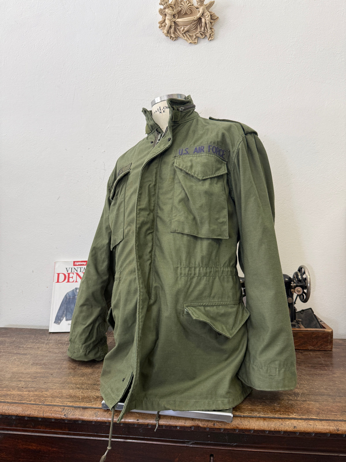 Vintage Field Jacket M65 Us Air Force “L/XL”