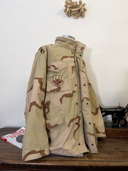 Vintage US Air Force M-65 Desert Field Jacket  “XL/XXL”