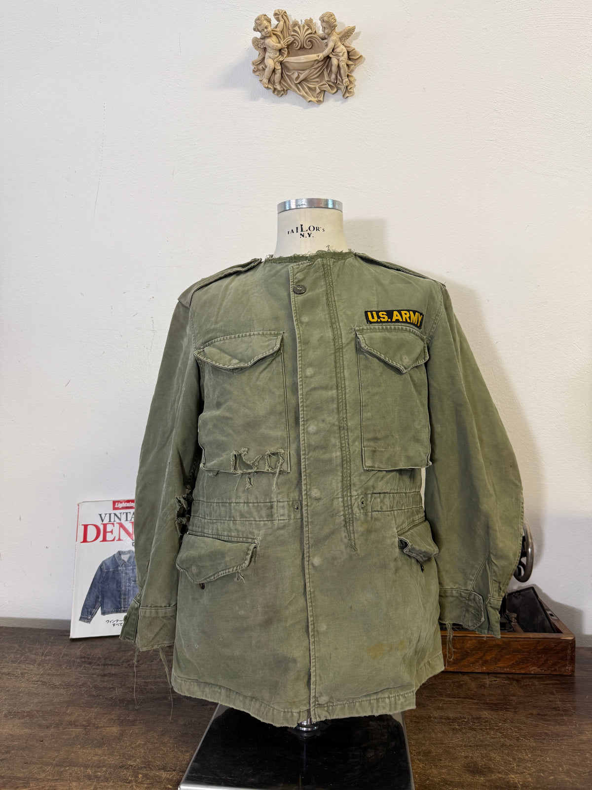 Vintage Distressed US Army M-51 Field Jacket “M”