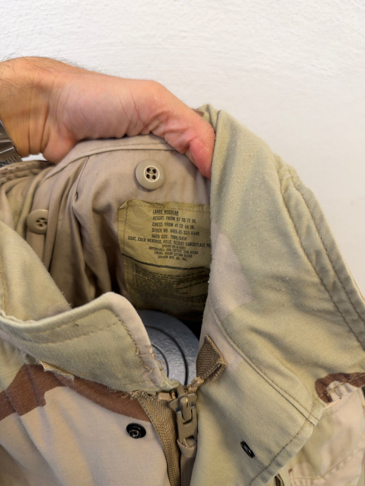 Vintage US Army M-65 Desert Field Jacket “XL”