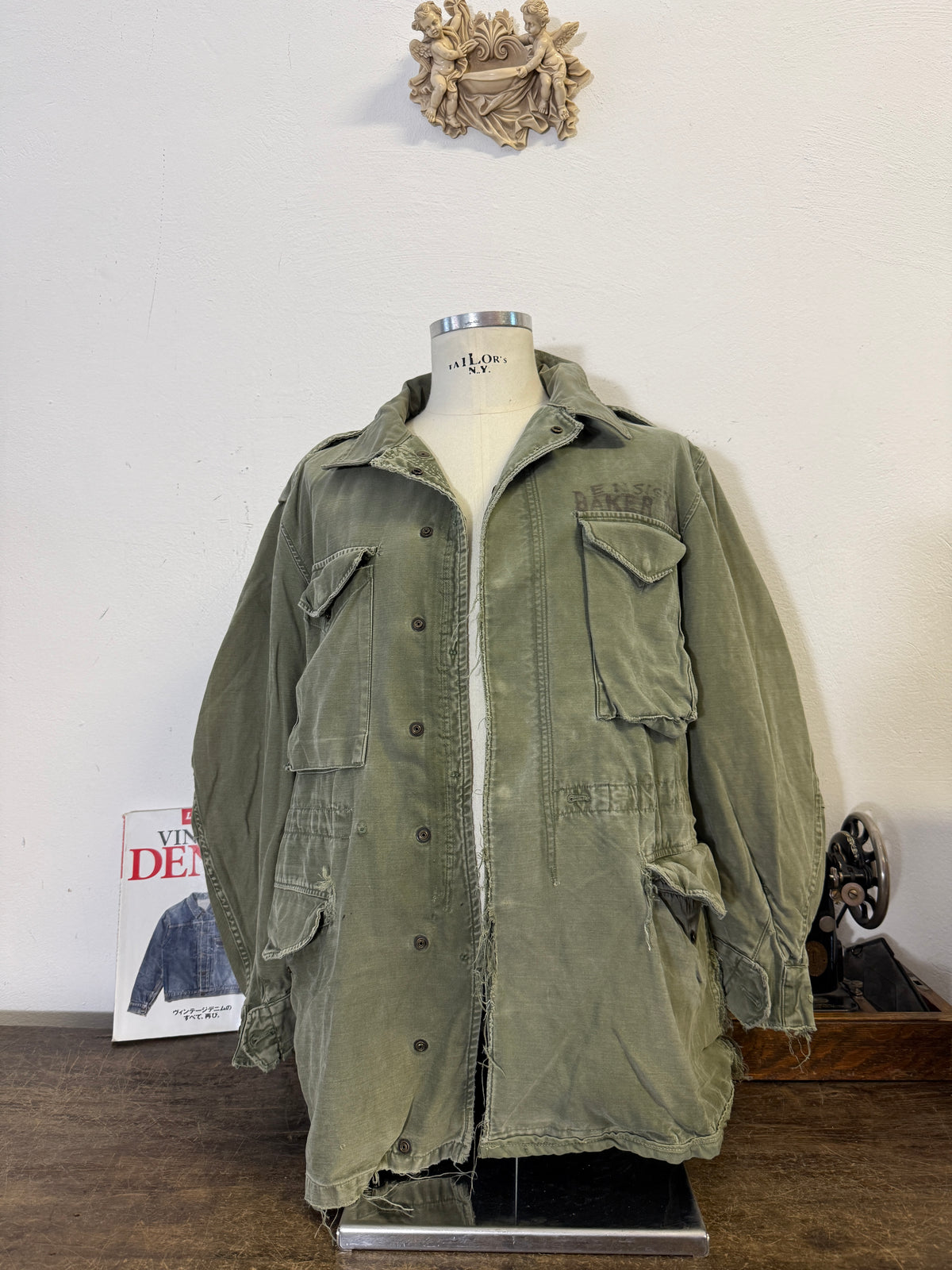 Vintage Distressed US Army M-51 Field Jacket “L”