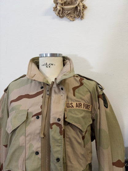 Vintage US Air Force M-65 Desert Field Jacket  “L”