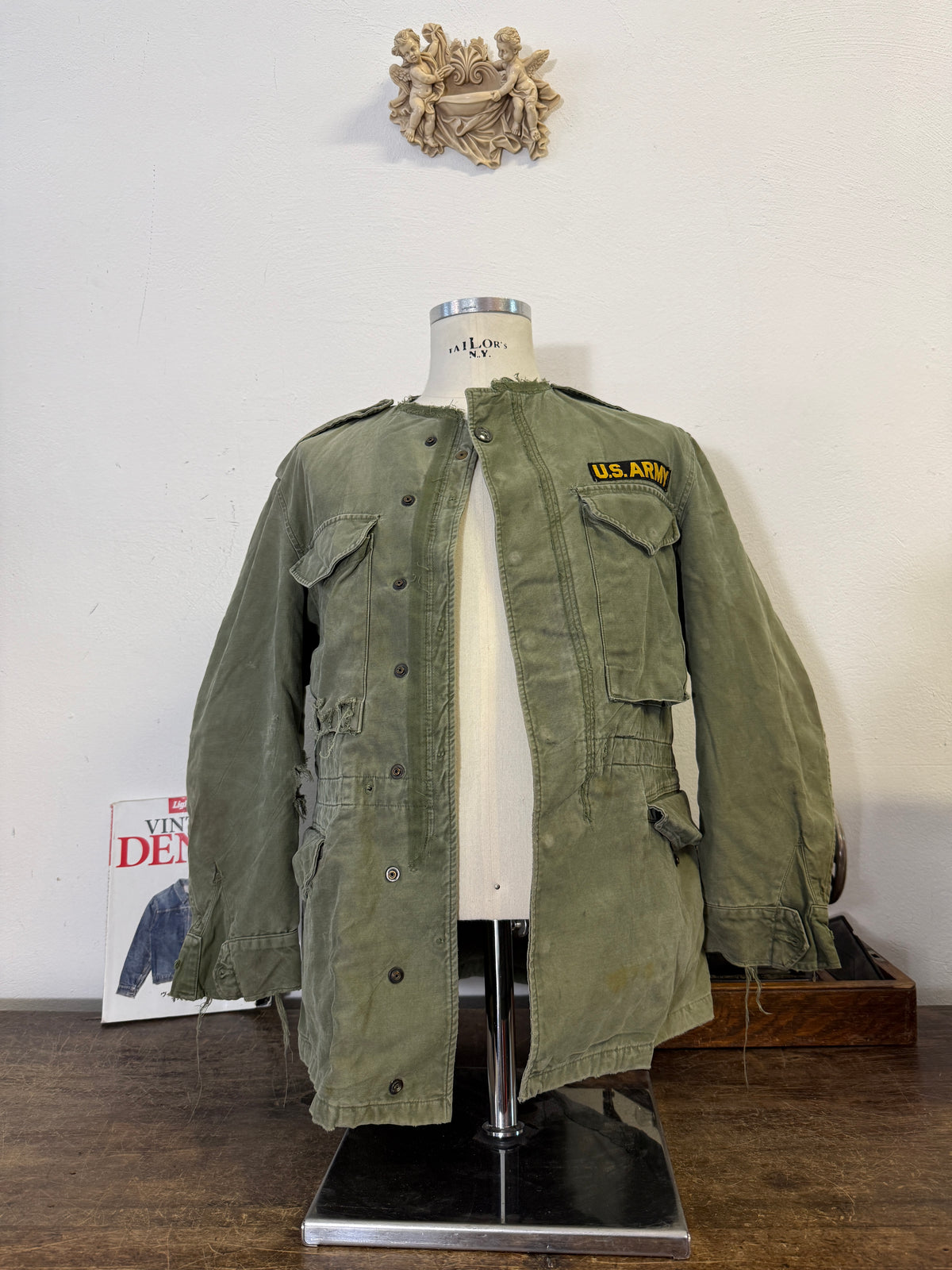 Vintage Distressed US Army M-51 Field Jacket “M”