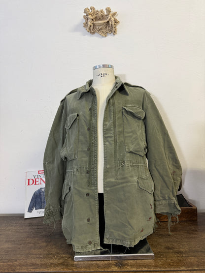Vintage Distressed US Army M-51 Field Jacket “L/XL”