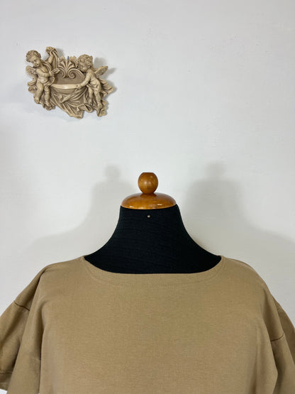 Deadstock Navy T-Shirt With Boat Neck