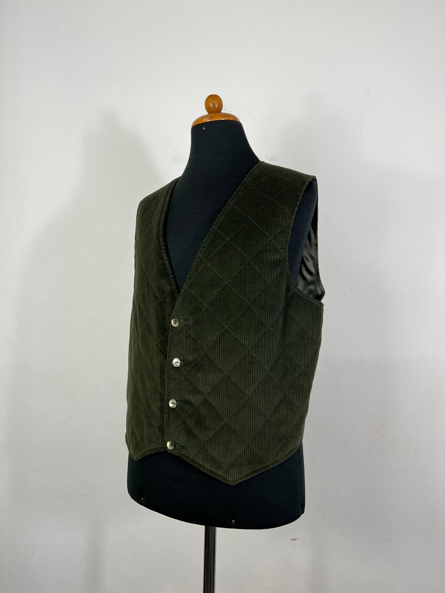 Vintage 80s Velvet Vest “L”