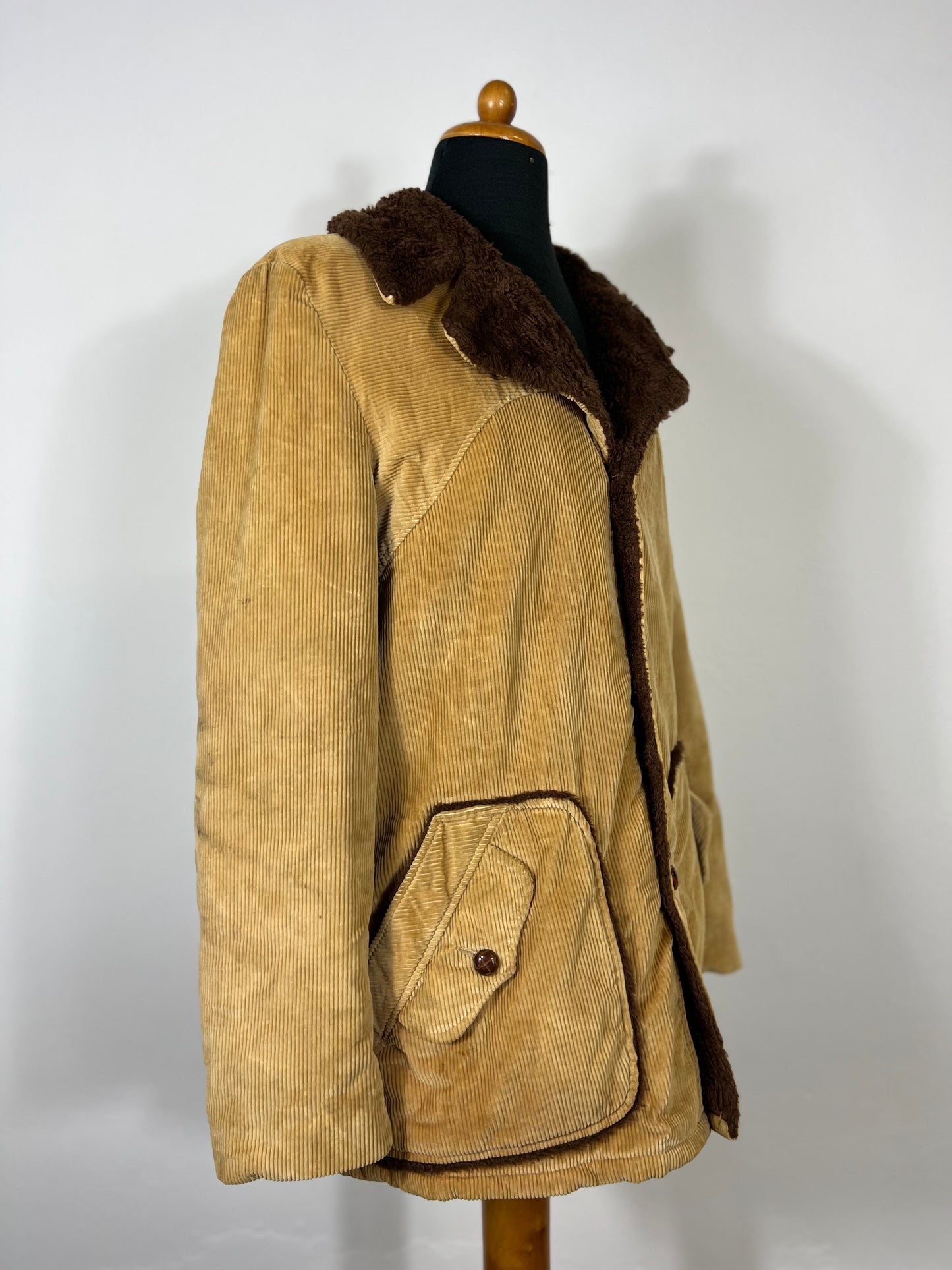veste vintage en velours côtelé Silton California « L/XL »
