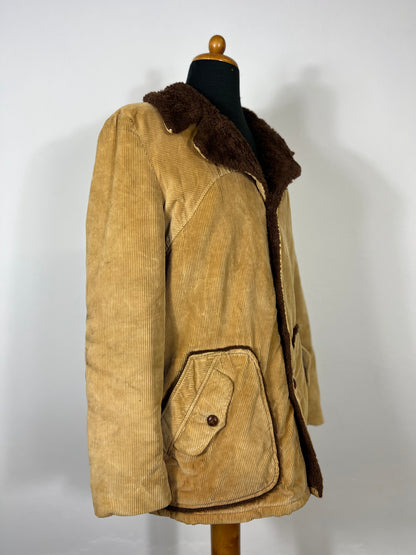 veste vintage en velours côtelé Silton California « L/XL »