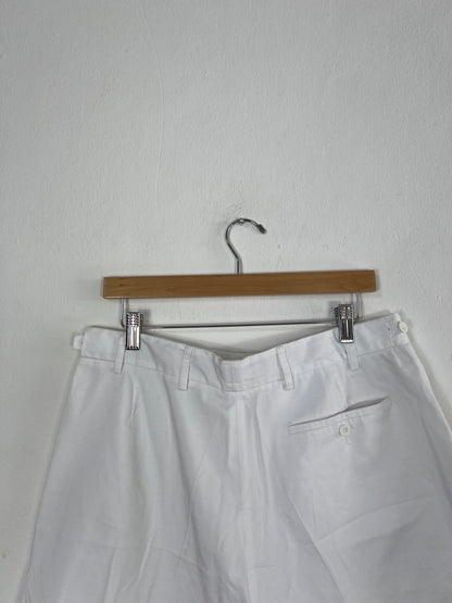White British Royal Navy PTI Unisex Shorts