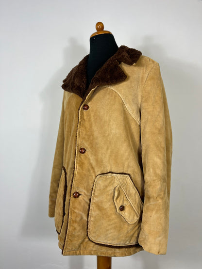 veste vintage en velours côtelé Silton California « L/XL »