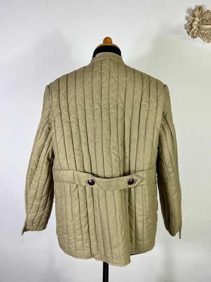 Vintage Bulgarian Army Quilting Liner Jacket 50's “M”