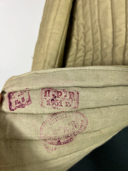 Vintage Bulgarian Army Quilting Liner Jacket 50's “M”