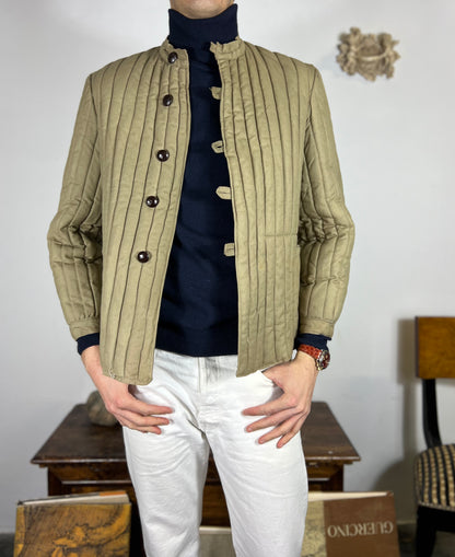 Vintage Bulgarian Army Quilting Liner Jacket 50's “M”