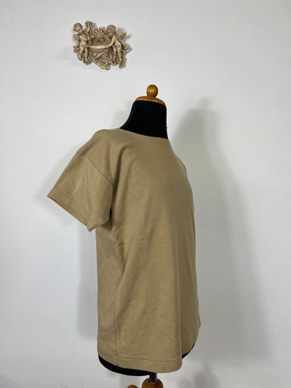 Deadstock Navy T-Shirt With Boat Neck