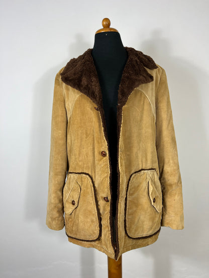 veste vintage en velours côtelé Silton California « L/XL »
