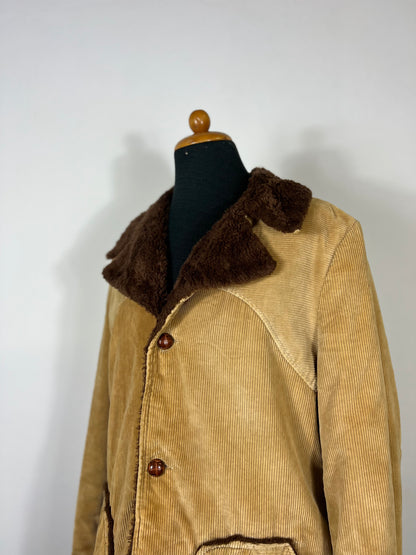 veste vintage en velours côtelé Silton California « L/XL »