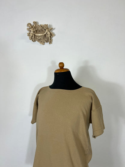 Deadstock Navy T-Shirt With Boat Neck