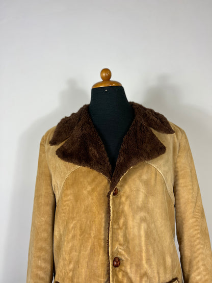 veste vintage en velours côtelé Silton California « L/XL »