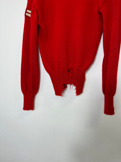Vintage Imperial Art-Kote Knitwork Coaches Letter Sweater 1950's “S”