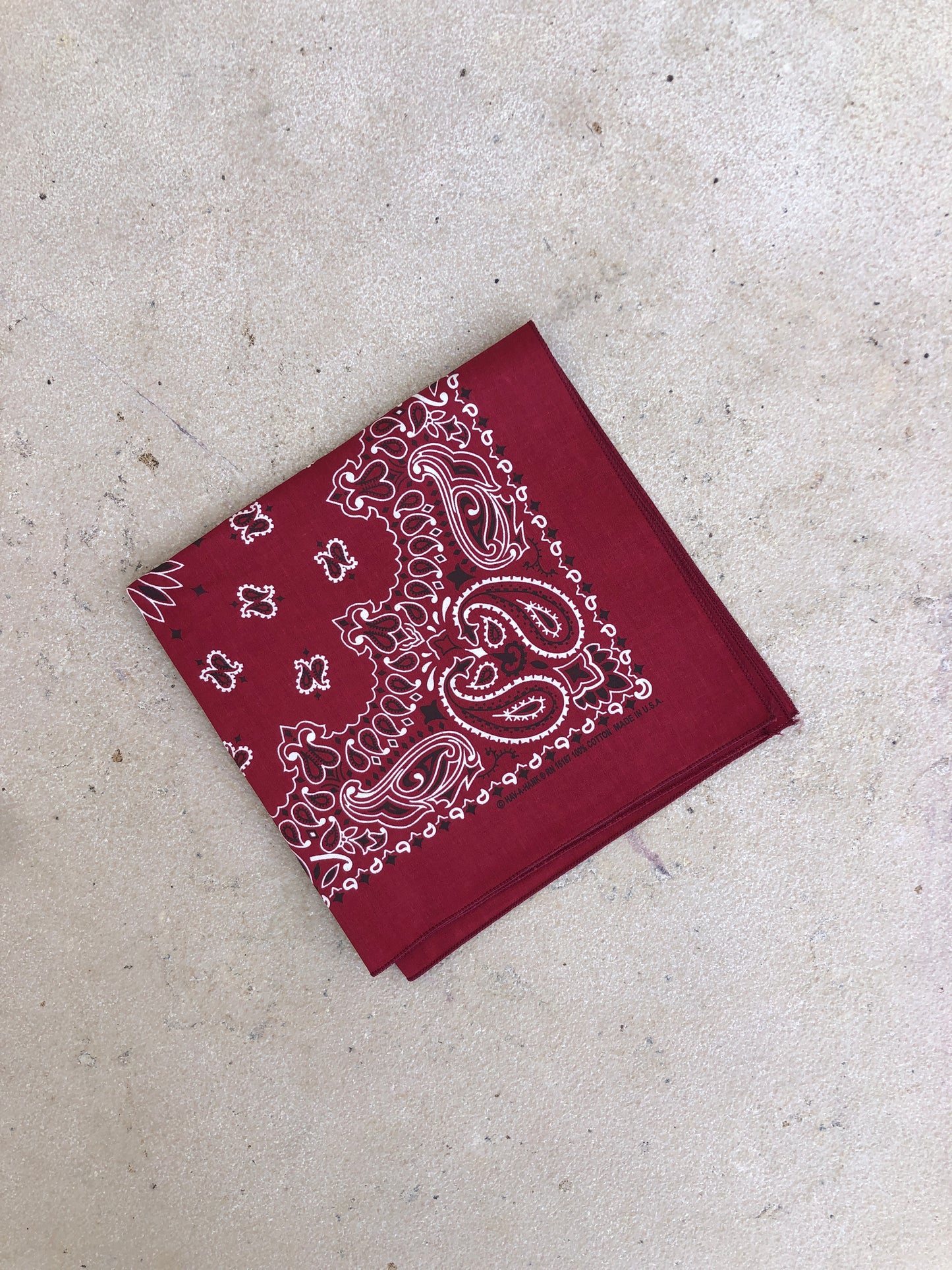 Bandana fabriqué aux États-Unis