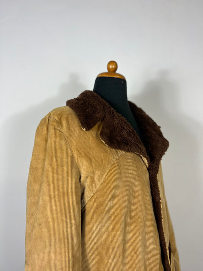 veste vintage en velours côtelé Silton California « L/XL »